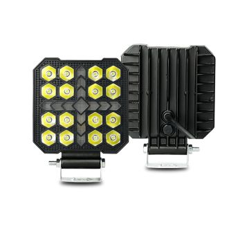 Халоген диоден с жълта светлина- 12-36V - 16LED - 48W