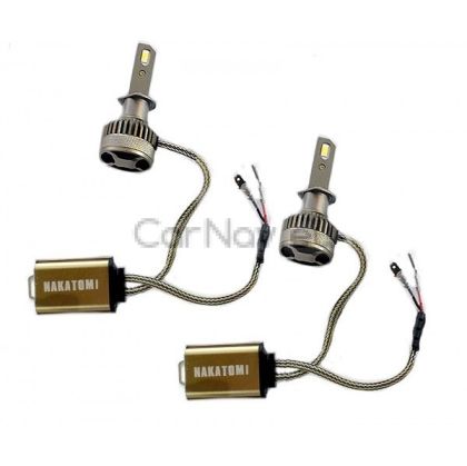 H1 Диоден комплект X6 - NAKATOMI ( NAKAMOTO ) 12V & 24V - 60W / 6800 LM