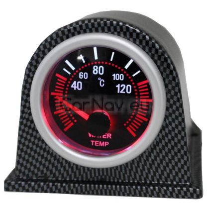 Измервателен уред за табло-температура вода-черен