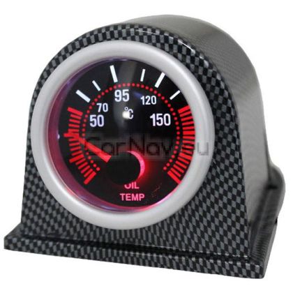 Измервателен уред за табло-температура масло-черен