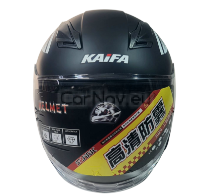 Мото каска шлем  черна за мотор скутер