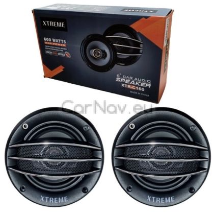 XTreme 16cm Колонки за автомобил – 600W (Комплект 2 бр.) XTR-C160