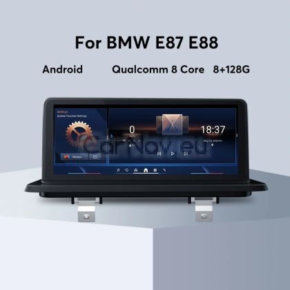 Мултимедия за BMW 1 Series E81 / E82 / E87 / E88 (2005–2014) - БЕЗ фабрична навигация + iDrive контролер - 10.25''