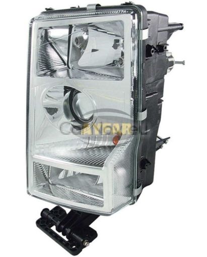 Фар за Volvo FH / FM (2002–2008) – ляв и десен, кръгла или квадратна букса 24V