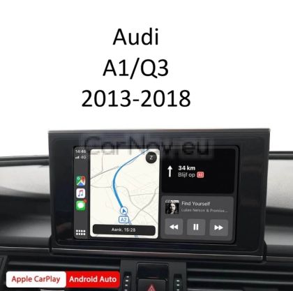 Wireless Apple CarPlay & Android Auto Интерфейс – Audi A1/Q3 2013-2018 