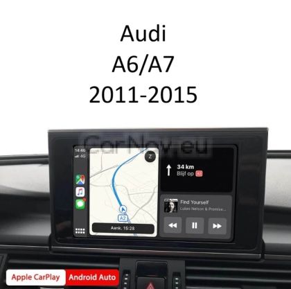 Wireless Apple CarPlay & Android Auto Интерфейс – Audi A6/A7 2011-2015 RMC система
