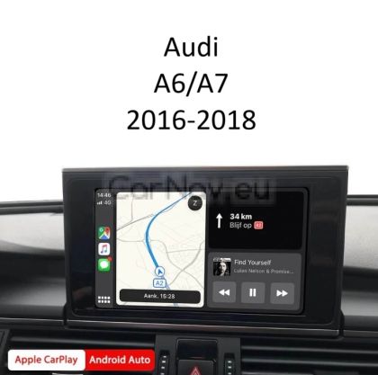 Wireless Apple CarPlay & Android Auto Интерфейс – Audi A6/A7 2016-2018 - MIB2