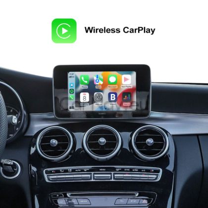 Apple CarPlay и Android Auto за Mercedes NTG5.5 | Безжичен Plug & Play модул - Big screen models 