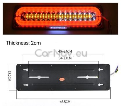 Стопове LED с Бягаща светлина 12/24V 46см комплект