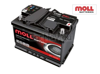 Акумулатор MOLL Start-Stop AGM 12V 60AH 640A