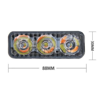 LED Дневни светлини с мигач - 3 диода