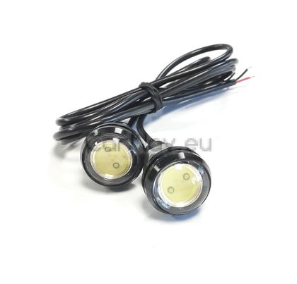 Комплект дневни DRL LED Eagle Eye бели светлини 12V, 2бр