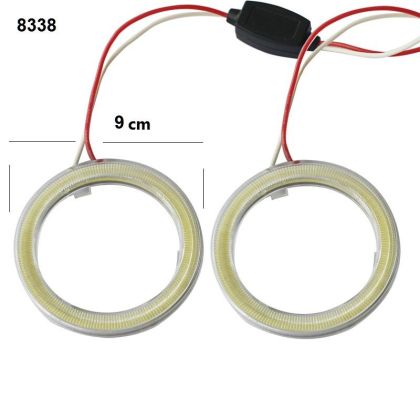 LED /дневна/ Ейнджъл-Ринг 9см. (2бр.)