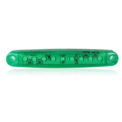 LED габарит 12/24V-зелен