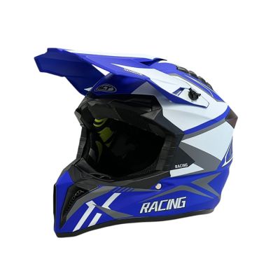 Кросова каска 127 - размер XL - Blue / White 2