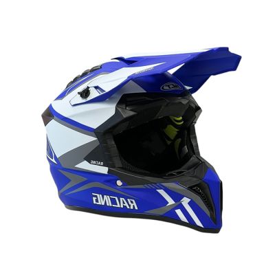 Кросова каска 127 - размер XL - Blue / White 2