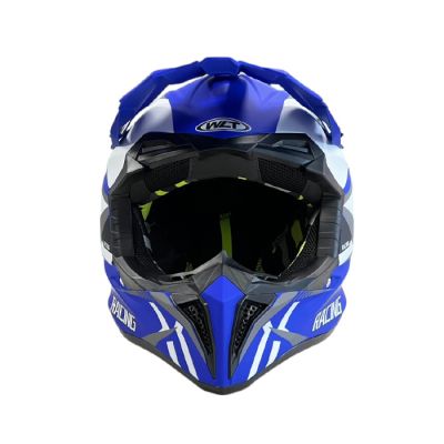 Кросова каска 127 - размер XL - Blue / White 2