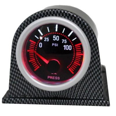 Измервателен уред за табло-налягане на маслото-черен