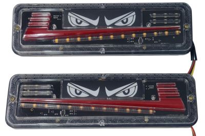 LED Стопове с "очи" бягащ мигач - 12V