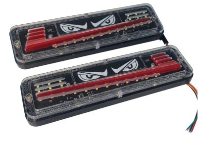 LED Стопове с "очи" бягащ мигач - 12V