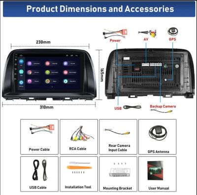 Android Мултимедия за MAZDA CX-5 9"