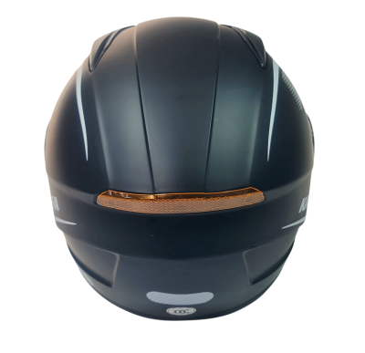 Мото каска шлем  черна за мотор скутер