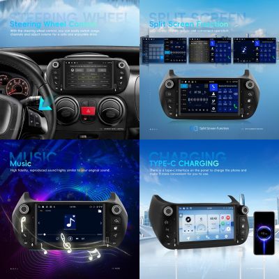 Мултимедия за FIAT Fiorino 2008-2016/ Peugeot Bipper/ Citroen Nemo - 7''