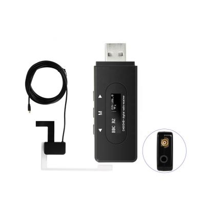 DAB / DAB+ FM Трансмитер с USB Захранване и OLED Дисплей