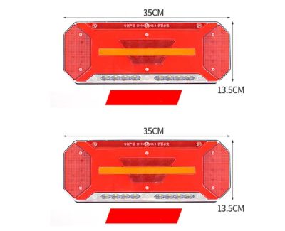 Стоп к-т диоден ЛЕД 5 светлини с динамичен мигач 24V
