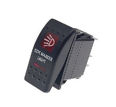 Бутон ON/OFF с надпис SIDE MARKER LIGHT