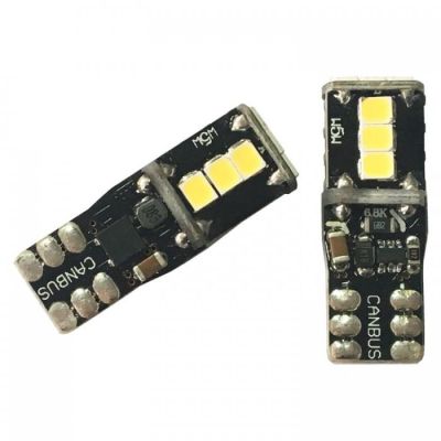 Диодни крушки T10 CANBUS – 9 SMD LED, 5W, 6000K (