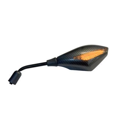 Огледало за мотоциклет с мигач 2бр/к-т