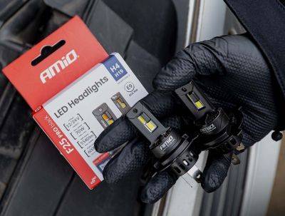 LED Крушки AMIO H4 F25 PROblack