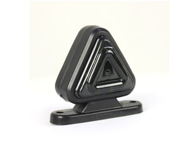 Габарит рогче 18 LED 12–24V 7 см – червено/бяло (опушен)