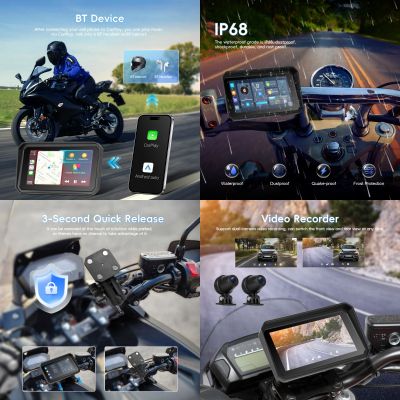 Мултимедия за Мотор с GPS, DVR и Dual Camera (4GB + 64GB)