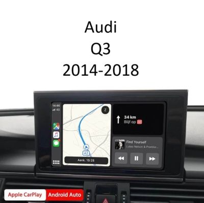 Wireless Apple CarPlay & Android Auto Интерфейс – Audi Q3 2014-2018 с фабрична навигация