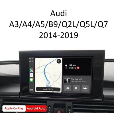 Wireless Apple CarPlay & Android Auto Интерфейс – Audi A3/A4/B9/A5/Q2L/Q5L/Q7 2014-2019