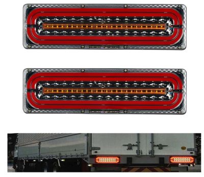 Стопове LED с Бягаща светлина 12/24V 46см комплект