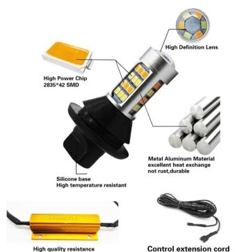  Led Крушки DRL -Дневна+ Мигач японски стандарт