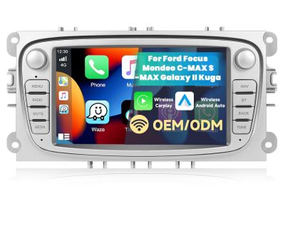 Мултимедия за Ford Focus / Mondeo / S-Max / C-Max (4GB RAM / 64GB ROM) Snapdragon, Wireless CarPlay, Android Auto, DSP