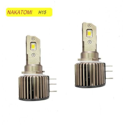 H15 LED Диоден Комплект Крушки X6 (12V / 24V, 60W, 6800 LM, 6000K) – За Дневни (DRL) и Дълги Светлини, CANBUS