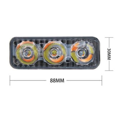 LED Дневни светлини с мигач - 3 диода