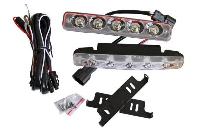 LED Дневни светлини - 5 диода с лупа