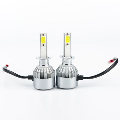 Комплект Автомобилни LED Крушки – C6 H3 – 72W/7600LM/6000K
