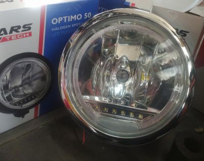 Xалоген/ фар с LED габаритна светлина 12/24V