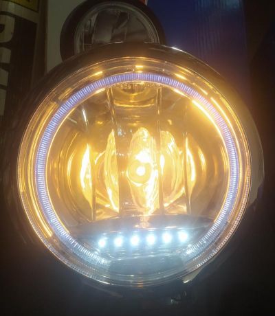 Xалоген/ фар с LED габаритна светлина 12/24V