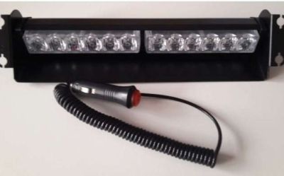 Аварийна сигнална LED лампа 12V/24V блиц оранжева светлина