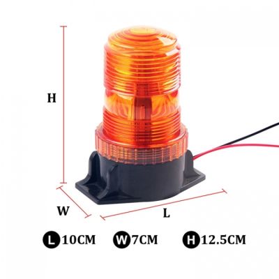 LED сигнална лампа 30 диода 12-24V