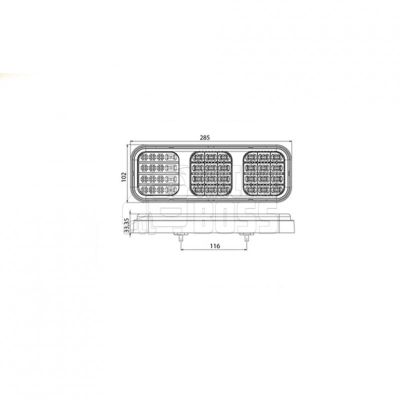 Стоп Диоден , Led за ремаркета,каравани ,бусове М720133 12-24V