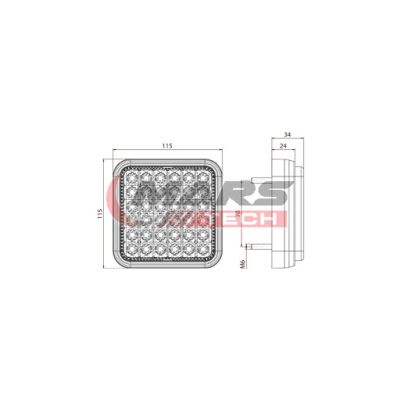 LED индикаторна лампа 24V